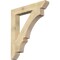 Ekena Millwork Balboa Slat Rough Sawn Bracket, Douglas Fir, 6"W x 42"D x 48"H BKT06X42X48BOA06RDF - alternate 1
